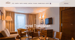 Desktop Screenshot of hotel-trakoscan.hr